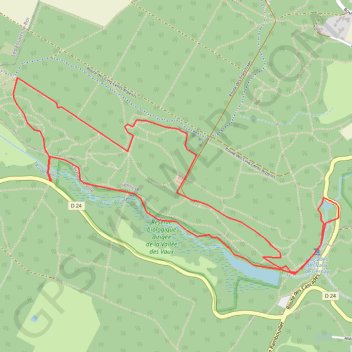 Carrières de Cernay GPS track, route, trail