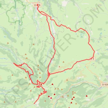 Les Clarines du Puy Mary GPS track, route, trail