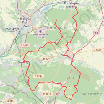 Tour des Chateaux GPS track, route, trail