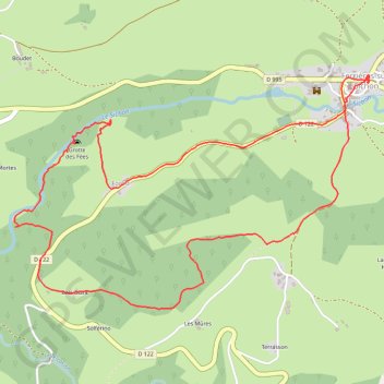 Ferrières-sur-Sichon GPS track, route, trail