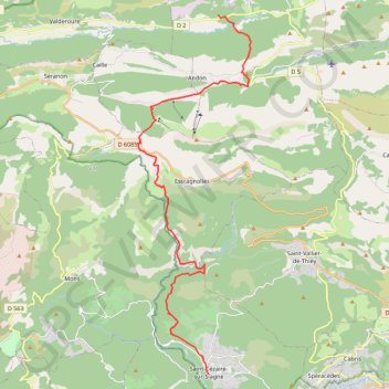 Lavande Mimosa Réel 4 GPS track, route, trail