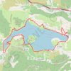 Tour du lac de barrage du Salagou - Été (34) GPS track, route, trail
