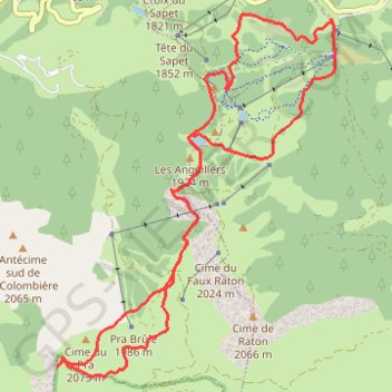Beuil Dôme de Barrot GPS track, route, trail