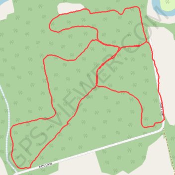 Simcoe County Forest - Foster Tract GPS track, route, trail