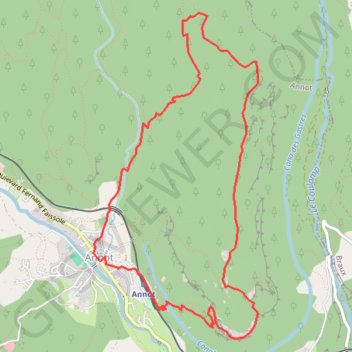Rando gres d'Annot GPS track, route, trail