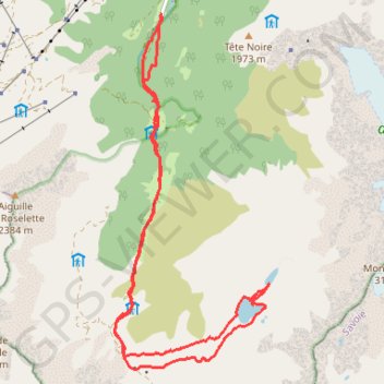 Lacs jovet GPS track, route, trail