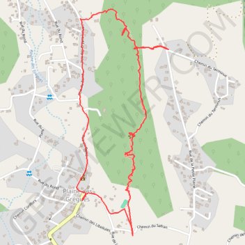 Boucle du Curcuma GPS track, route, trail