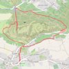 Scy-Chazelles à Col de Lessy GPS track, route, trail