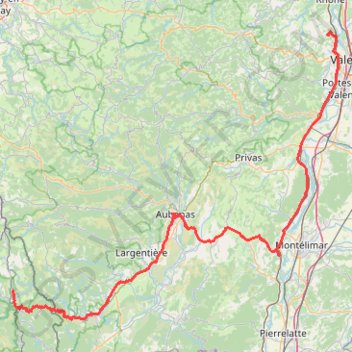 Chateaubourg - Villefort GPS track, route, trail