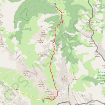 La Monta - Refuge Agnel GPS track, route, trail