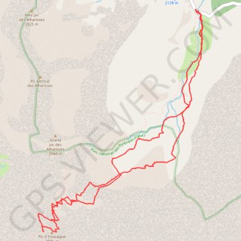 Estaragne GPS track, route, trail