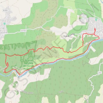 Collias - Chapelle Saint-Vérédème GPS track, route, trail