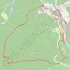 Les cascades de Sautadet GPS track, route, trail