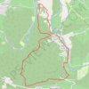 La Roque sur Cèze et les cascades du Sautadet GPS track, route, trail