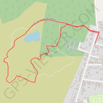 Fort mahon GPS track, route, trail