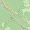Les deux Cascades de Tendon GPS track, route, trail