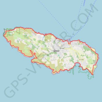 Tour de l'Île de Groix GPS track, route, trail