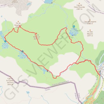 Pic de Nérassol GPS track, route, trail