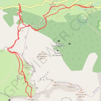 Ski Rando - Mont Ceint GPS track, route, trail