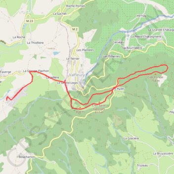 Rando Saint Christo en Jarez GPS track, route, trail