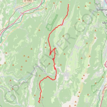 Tour du Vercors - Jour 5 GPS track, route, trail