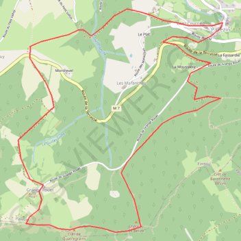 Grange Rouet GPS track, route, trail
