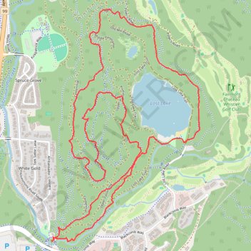 Lost Lake - Whistler GPS track, route, trail