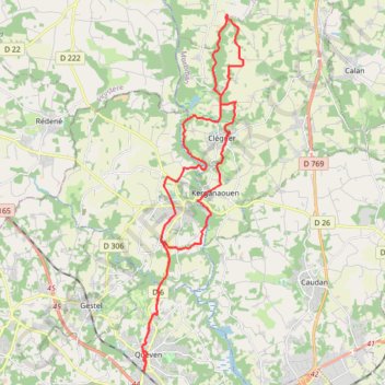 Tracé GPS track, route, trail