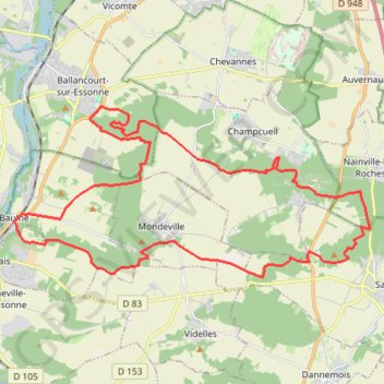 Le Telegraphe GPS track, route, trail