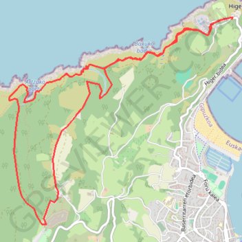 Cabo de Higer (cap du figuier) GPS track, route, trail