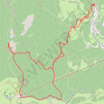 Prarion GPS track, route, trail