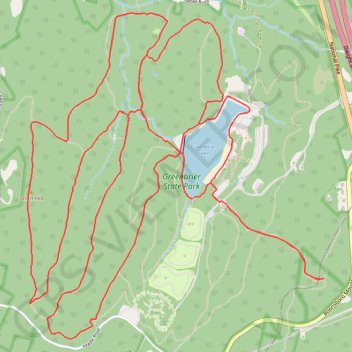 Greenbrier State Park GPS track, route, trail