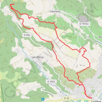 Plateau de Grézac GPS track, route, trail
