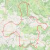 Circuit route du Pays Rignacois GPS track, route, trail