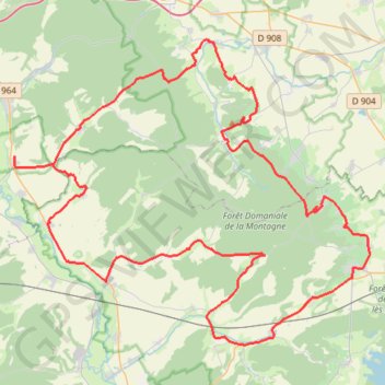 Au pays de la Mirabelle - Génicourt-sur-Meuse GPS track, route, trail