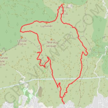 Pilon du Roy GPS track, route, trail