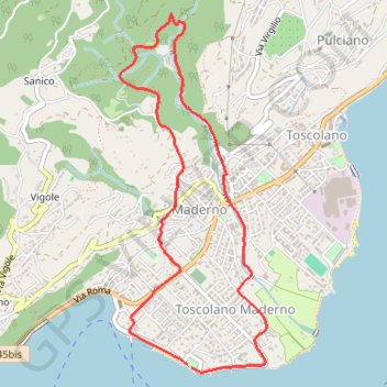 Toscolano-Maderno GPS track, route, trail
