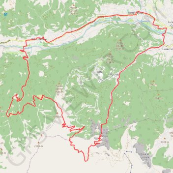 Refuge Valanza Alpe Chiot Sella (Pellice) GPS track, route, trail