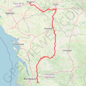 Avrillé-Rauzan 600 km-18106065 GPS track, route, trail