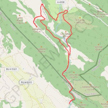 Herrán-Vallegrull GPS track, route, trail