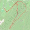 Marche nordique Bagnols sur Cèze GPS track, route, trail