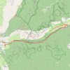 Les bords de la Jonte GPS track, route, trail