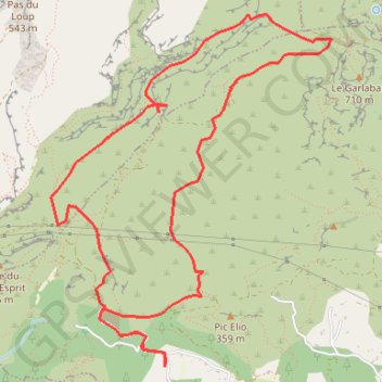 Sentier de Pagnol - Puits de Raimu - Grotte de Manon - Garlaban GPS track, route, trail