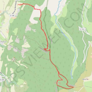 Chalamet - Pas de la Croix - Pas du Buis GPS track, route, trail