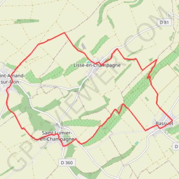 Circuit des éolienness - Saint-Amand-sur-Fion GPS track, route, trail