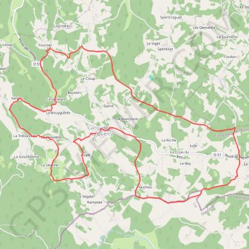 Campagnac-les-Quercy GPS track, route, trail