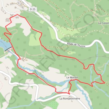 Autour du lac de tournis GPS track, route, trail