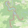 Le lac de nisramont GPS track, route, trail