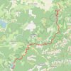 Grande Traversée de l'Hérault - itinéraire Nord - de Fagairolles au Lac de Vésoles GPS track, route, trail
