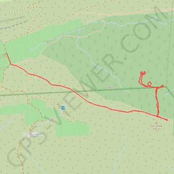 La Meulière d'ALBAS GPS track, route, trail